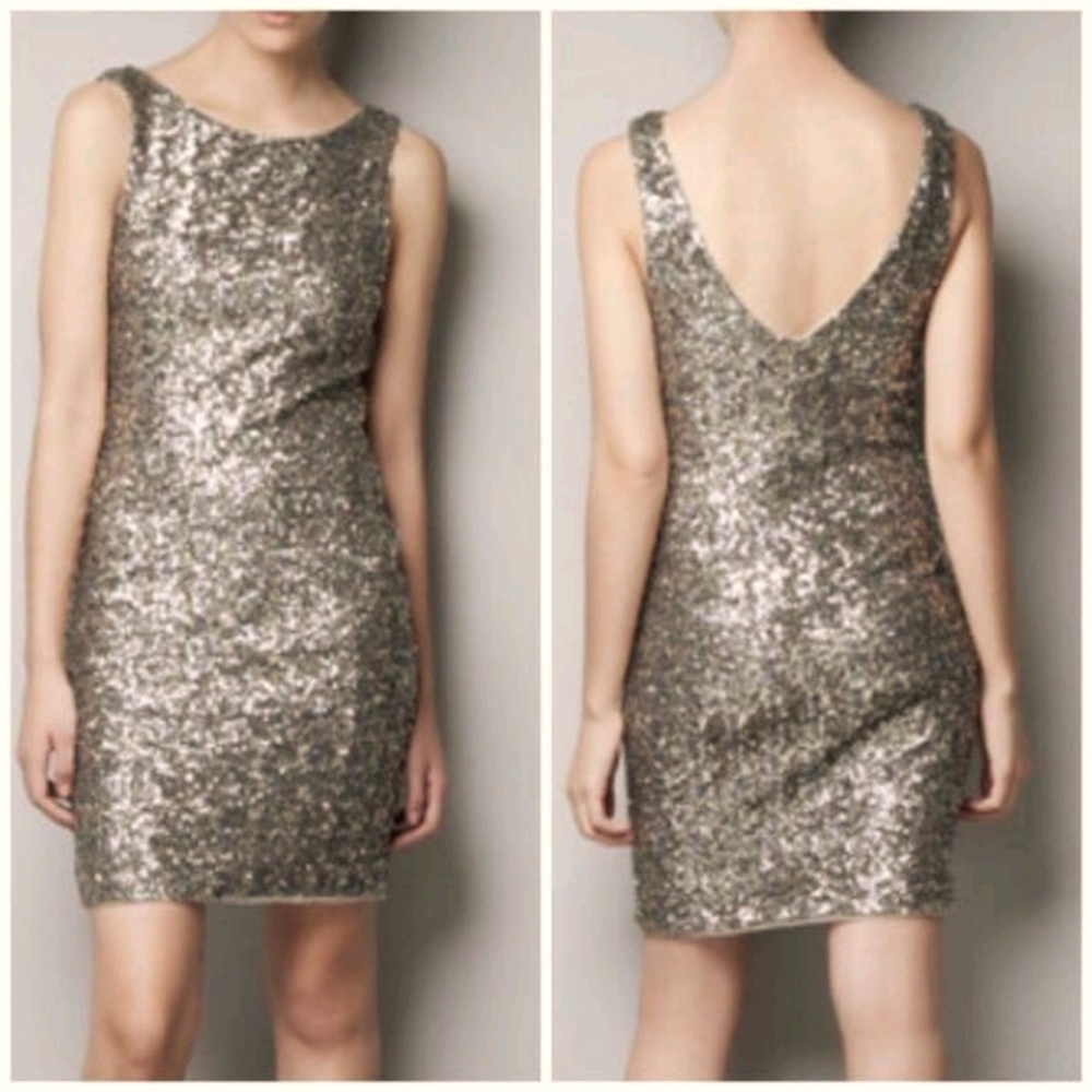 Trafaluc Zara Sequin Dress